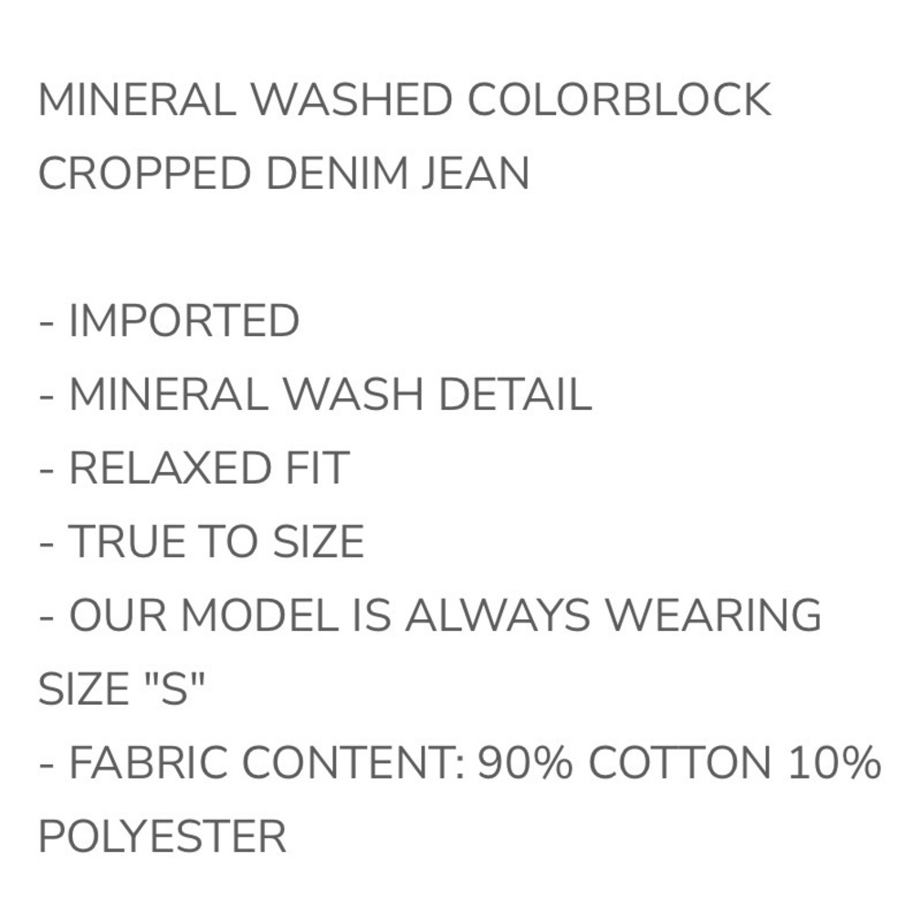 Oli & Hali Two-Tone Light and Dark Blue Wide-Leg Jeans - Picture 5 of 5